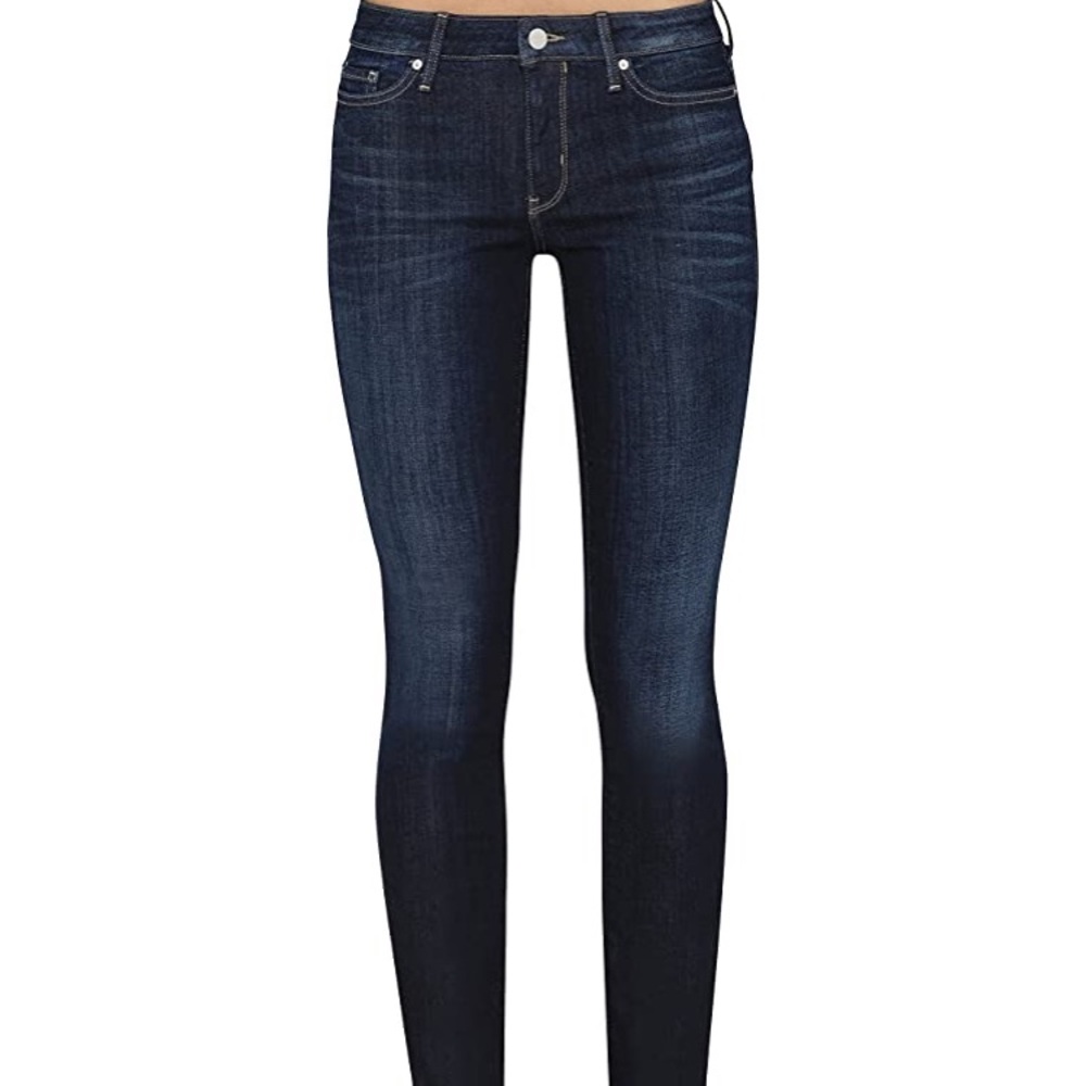 Calvin Klein Blue Straight Leg Jeans